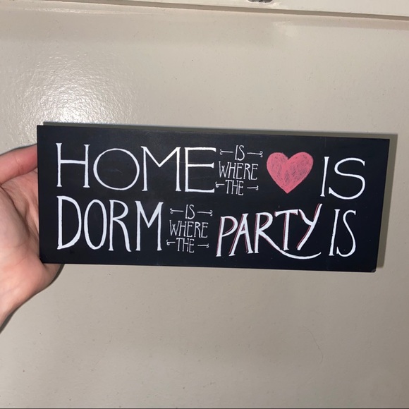 Other - Dorm Room Decor Wooden Sign with Saying
